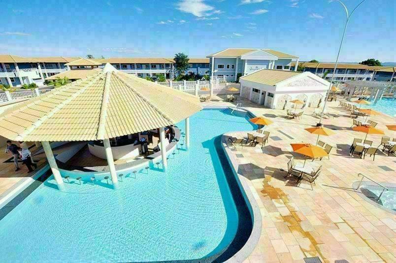 Apartmán Lacqua Di Roma Com Piscina De Ondas Junior Caldas Novas Exteriér fotografie